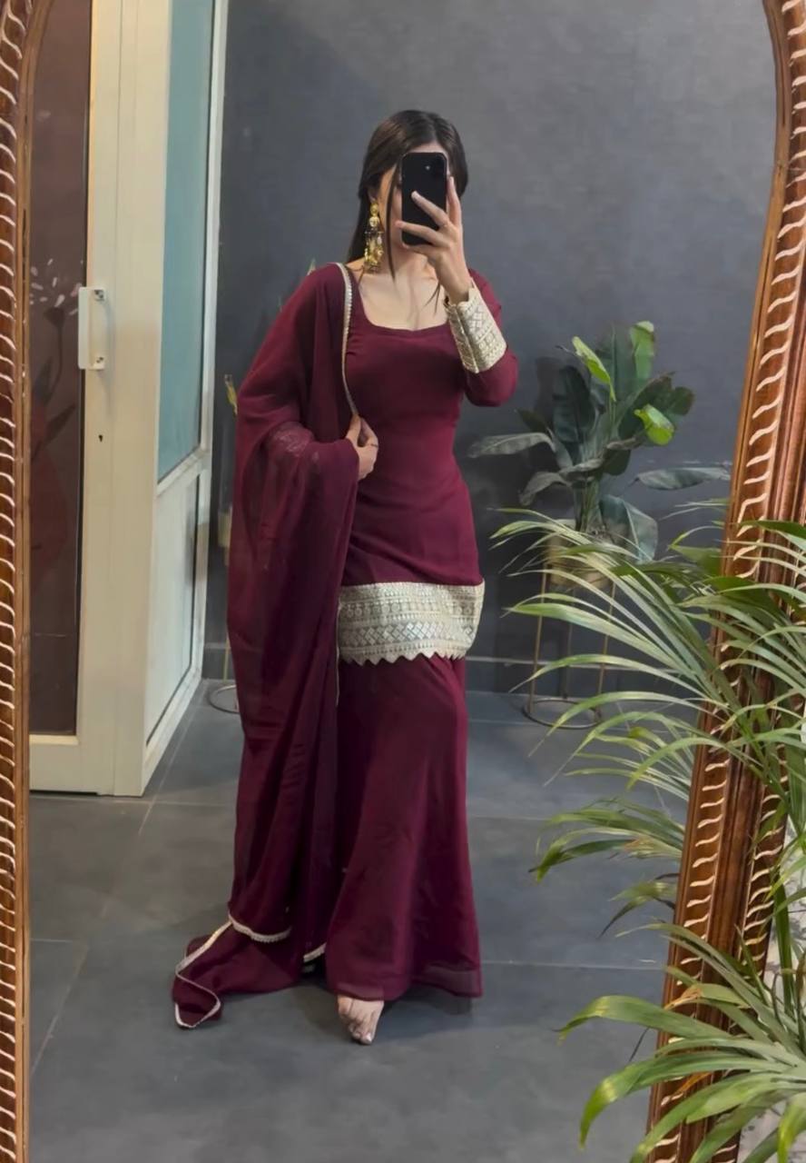 Opulent Burgundy Jewel-Tone Suit